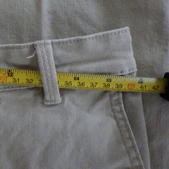 Caterpillar Women's Utility Workwear Jeans Pant Beige Stretch Straight Leg Sz 8 - Picture 11 of 14